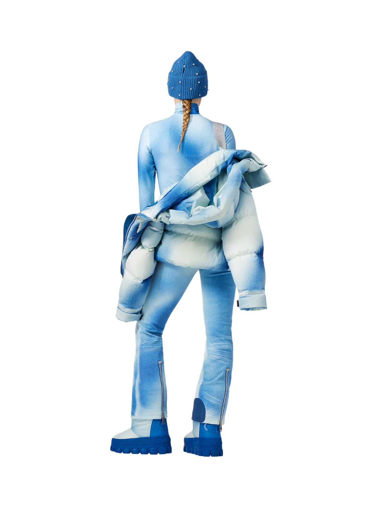 Ciel Bleu Damen Daunen Skijacke mit Kapuze 6