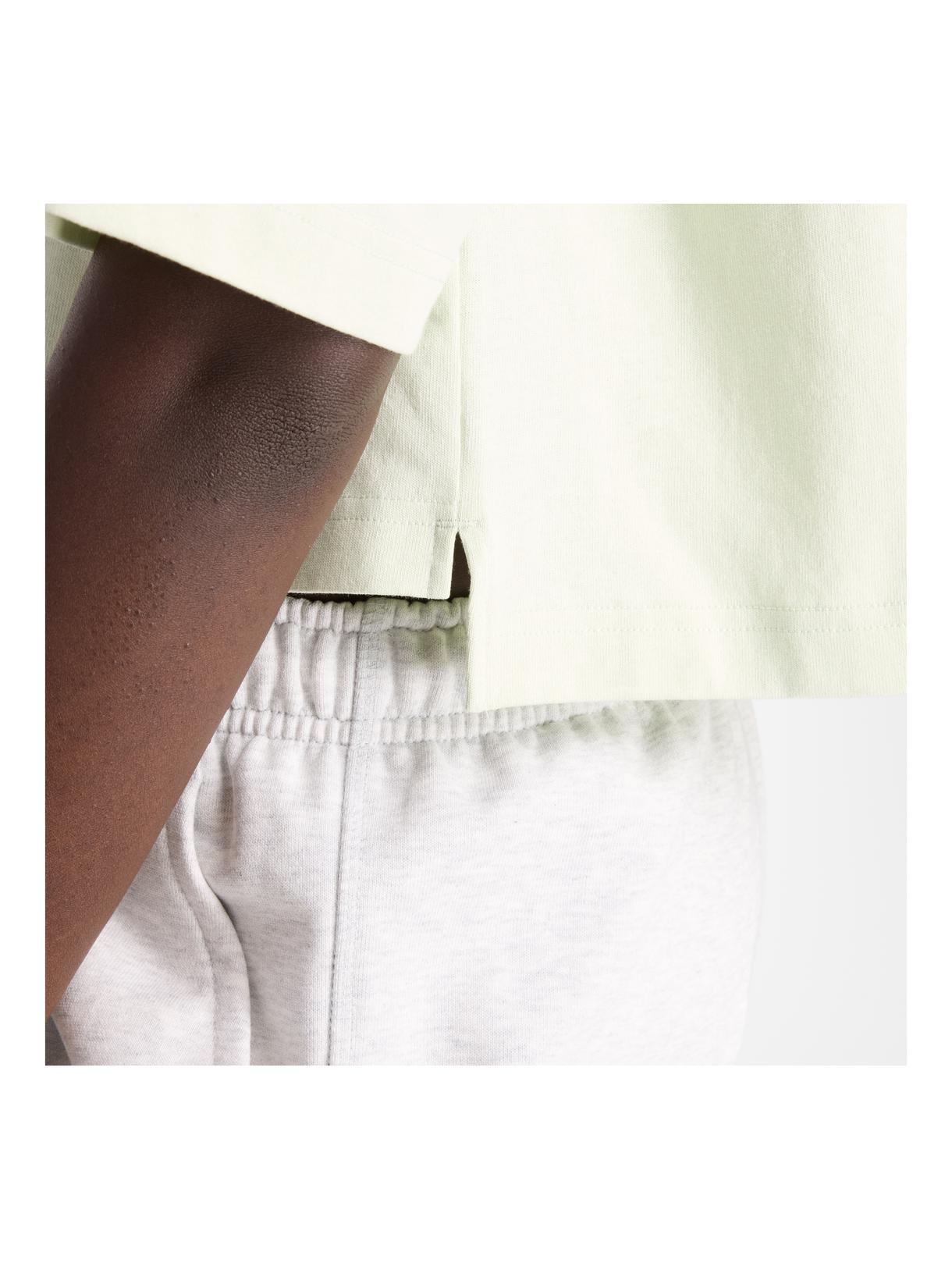 Logo Oversized Jersey Damen T-Shirt 6