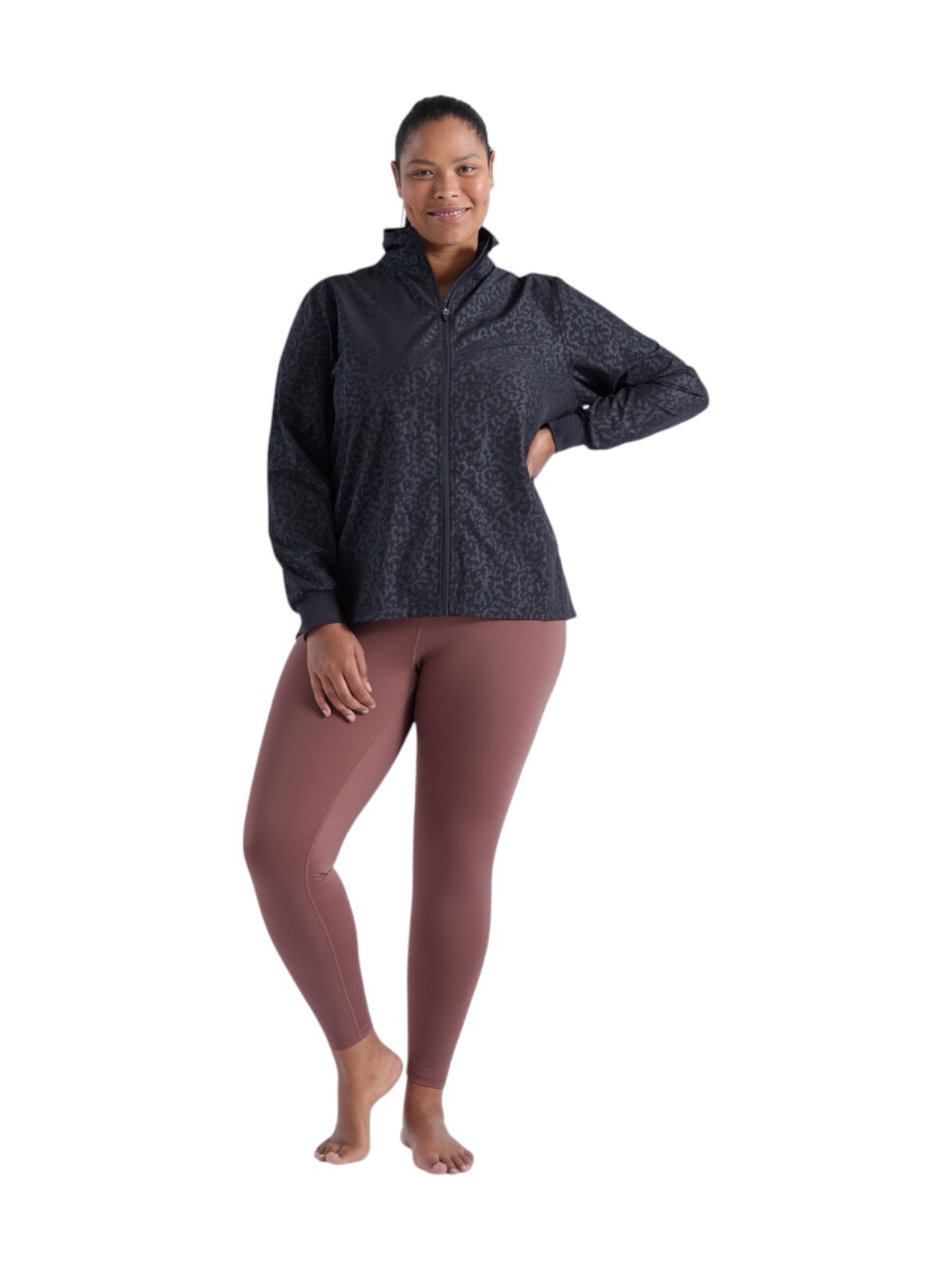 Juliette Embossed Damen Trainingsjacke Plus Size 6
