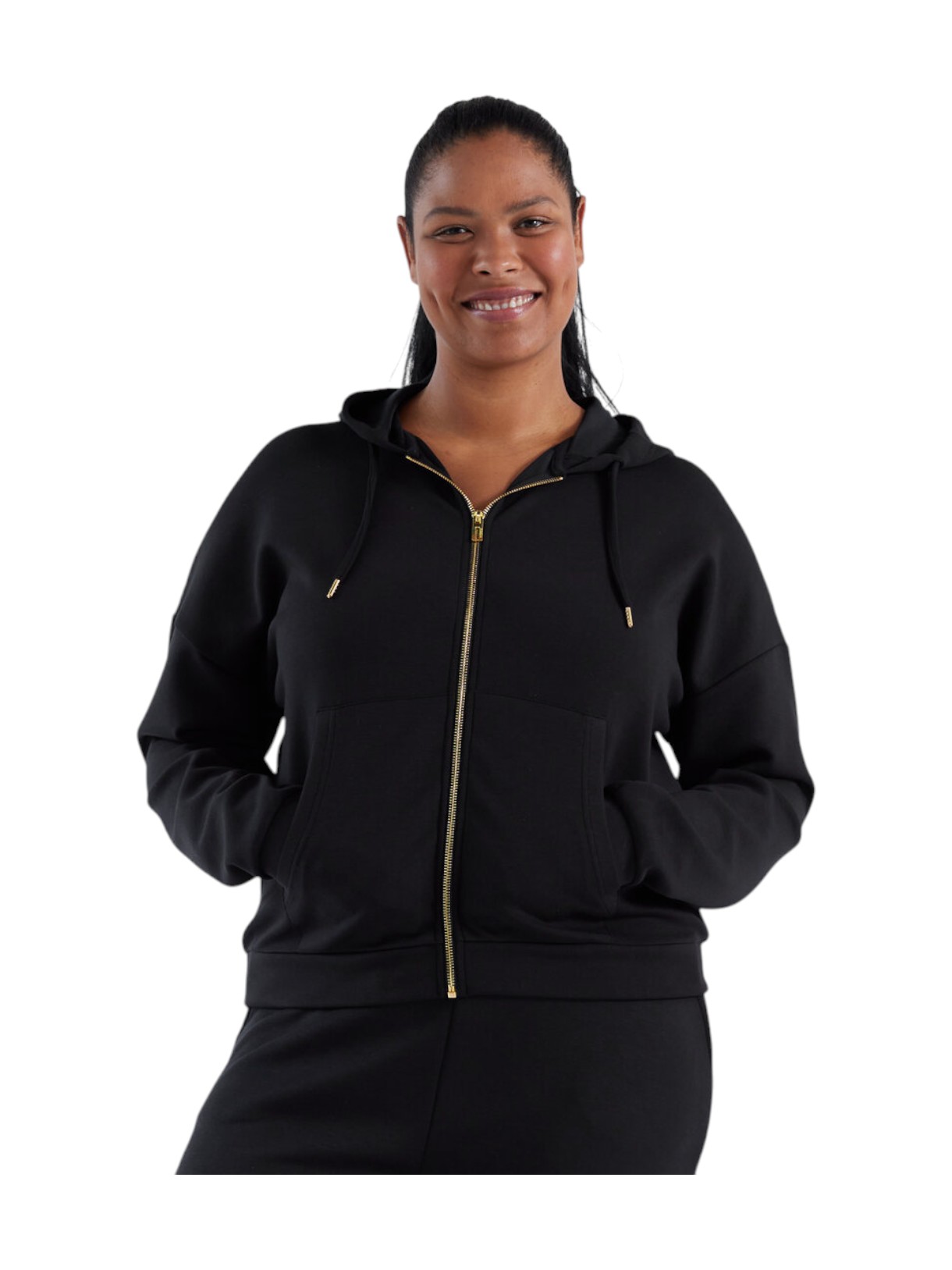 Tiamo Full Zip Damen Kapuzenpullover Plus Size 6