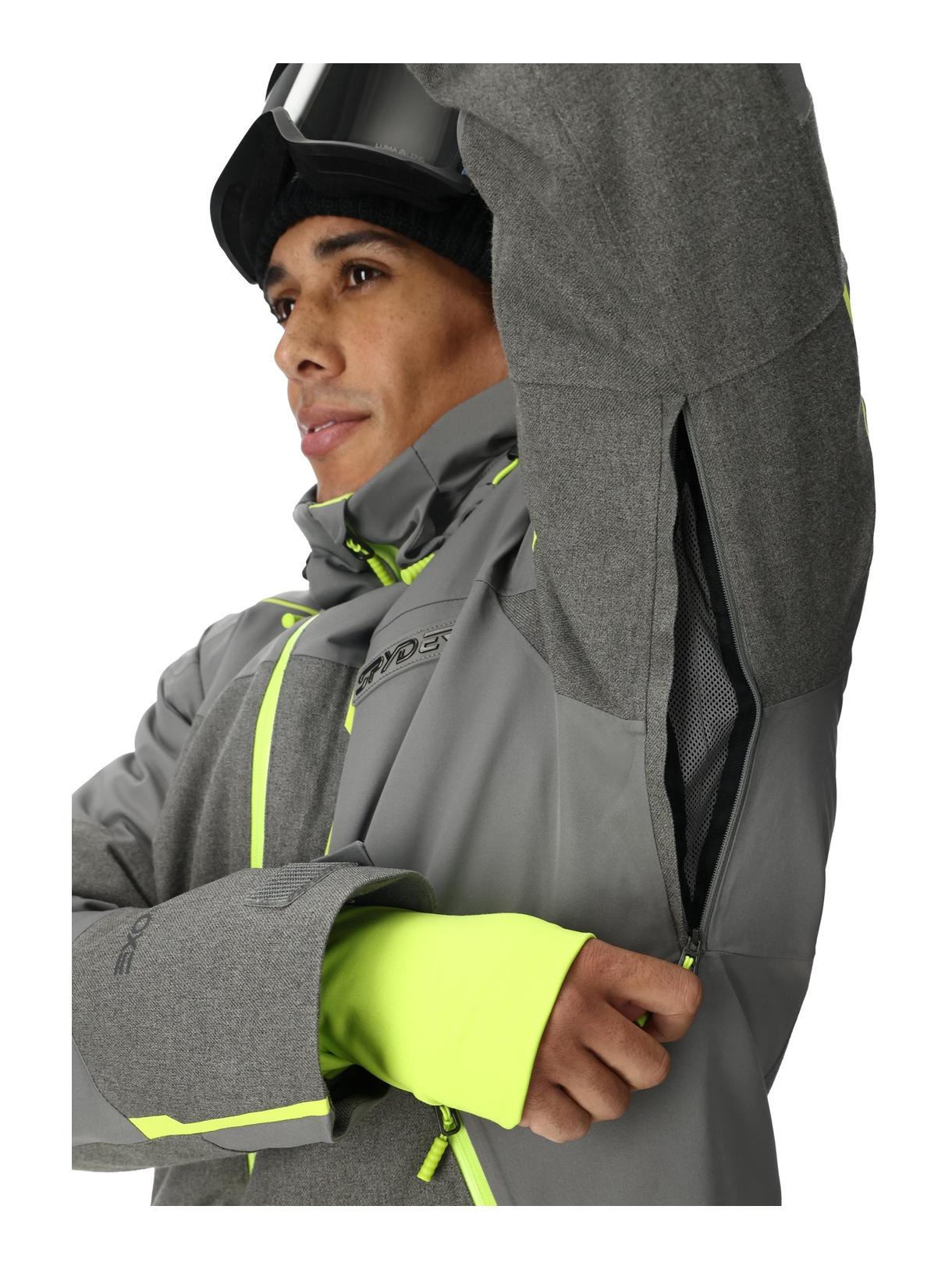 Leader Herren Skijacke mit abnehmbarer Kapuze 6