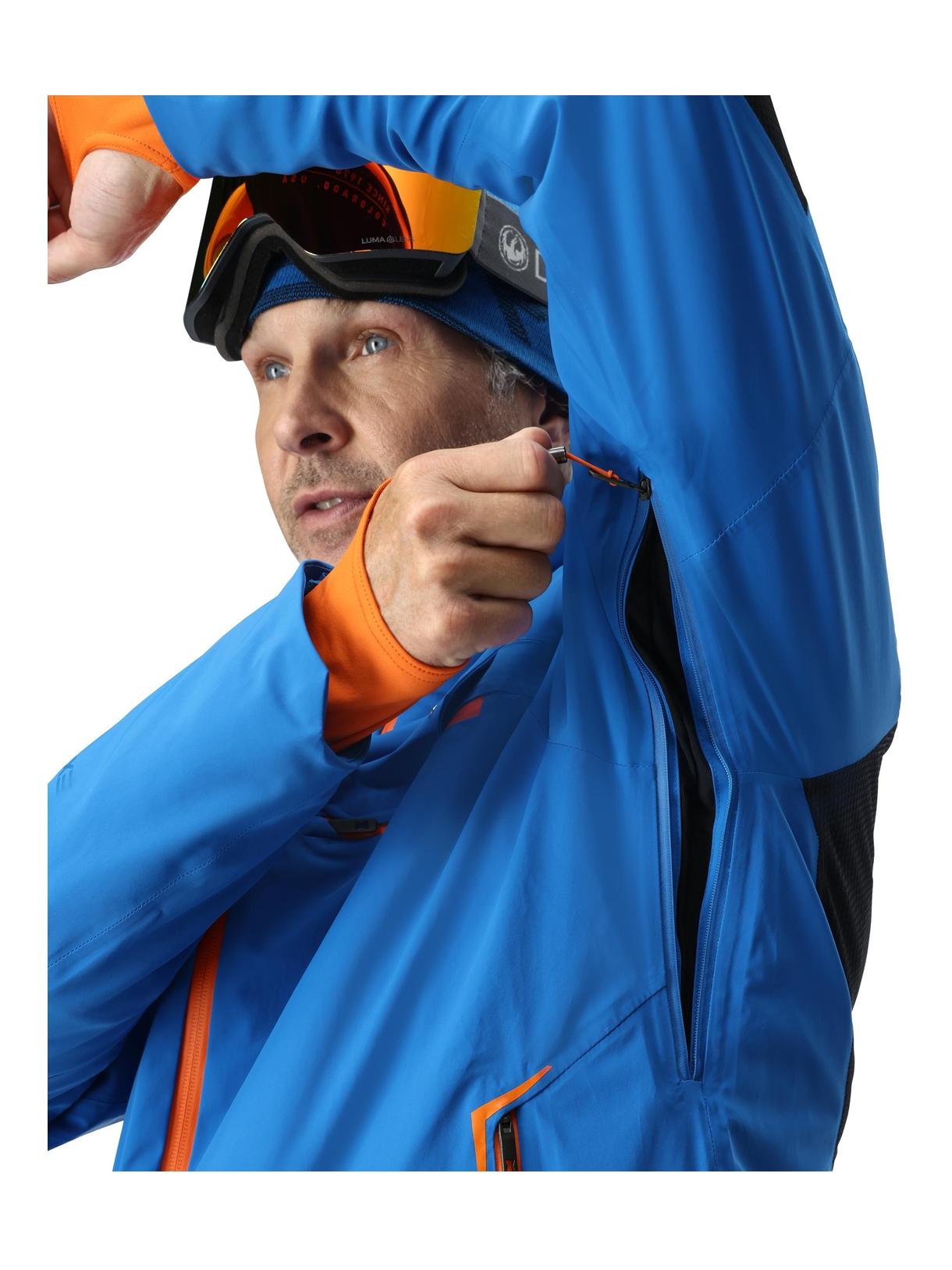 Monterosa Herren Skijacke mit abnehmbarer Kapuze 6