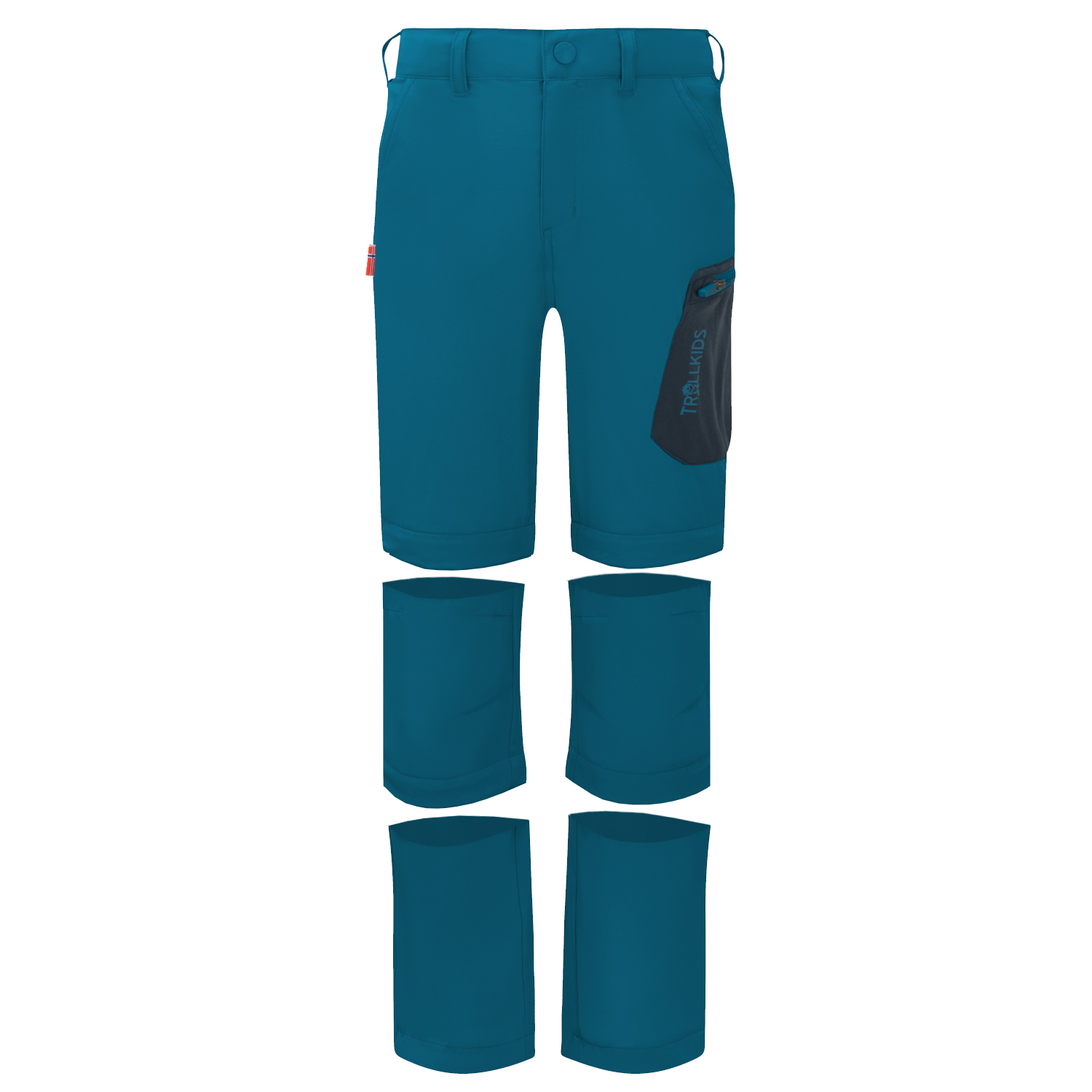 Preikestolen Double Zip-Off Kinder Wanderhose 6