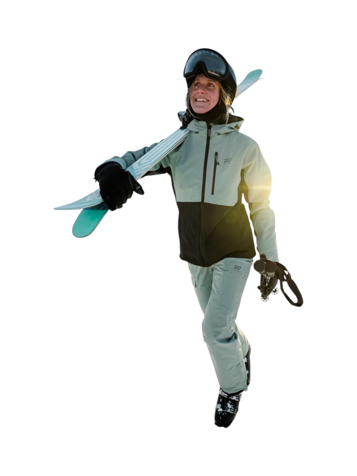 Edum Damen Skihose mit abnehmbaren Trägern 7