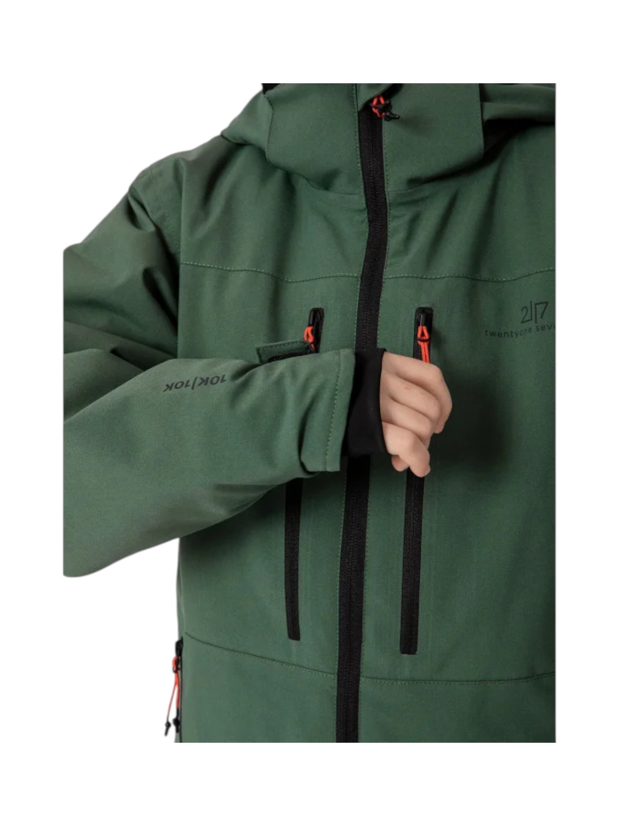 Langas Kinder Skijacke mit abnehmbarer Kapuze 7