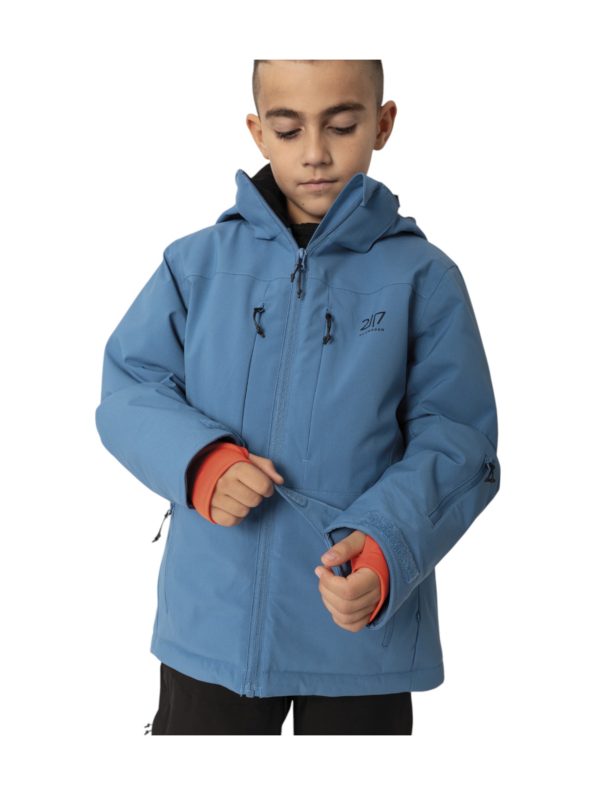 Lauker Kinder Skijacke mit Kapuze 7