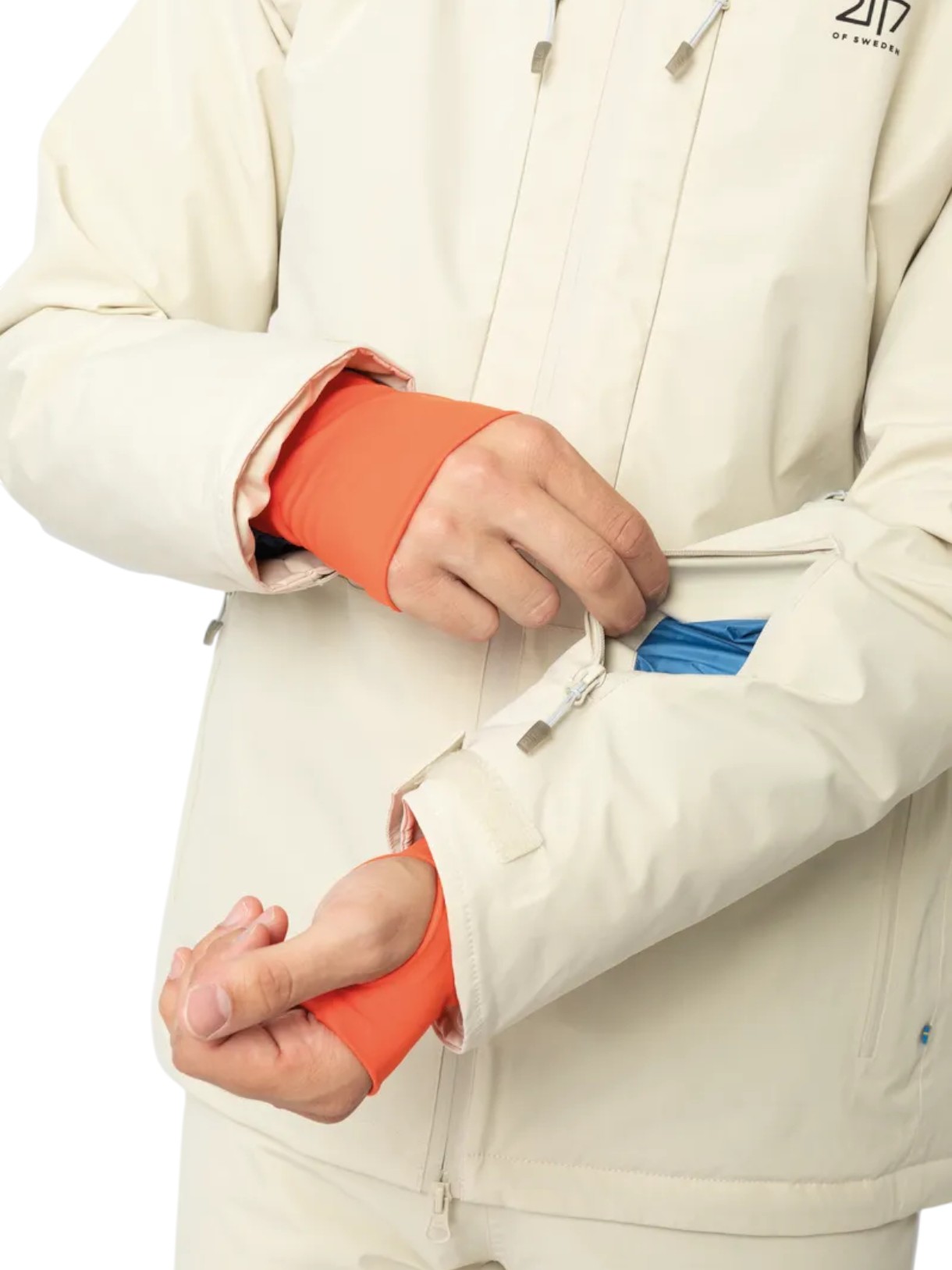 Nausta Herren Skijacke mit Kapuze 7