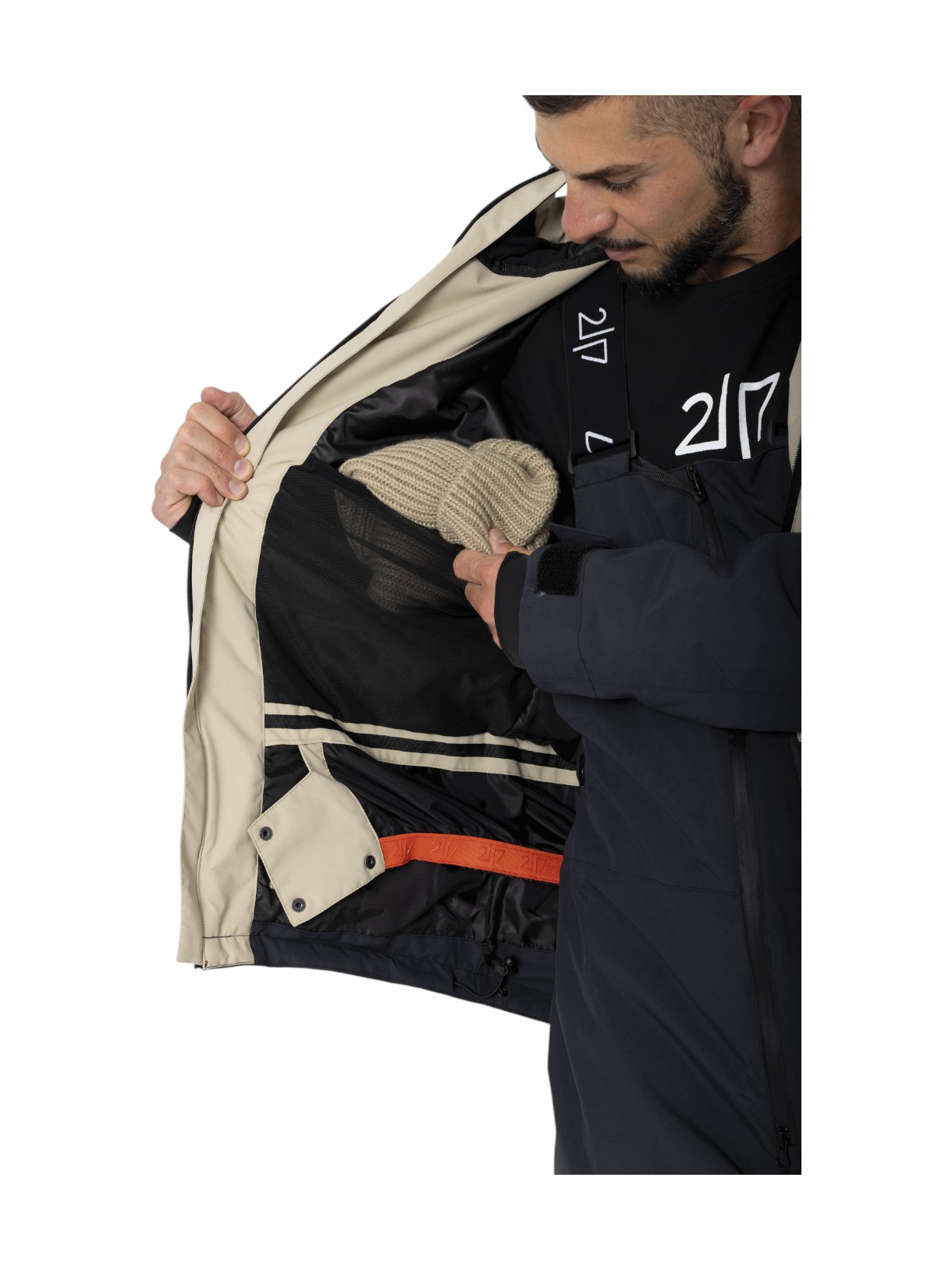 Soppero Herren Skijacke mit Kapuze 7