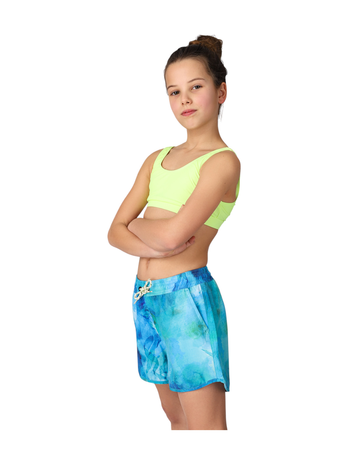 Turvino Girls Short Mädchen Badeshorts 7