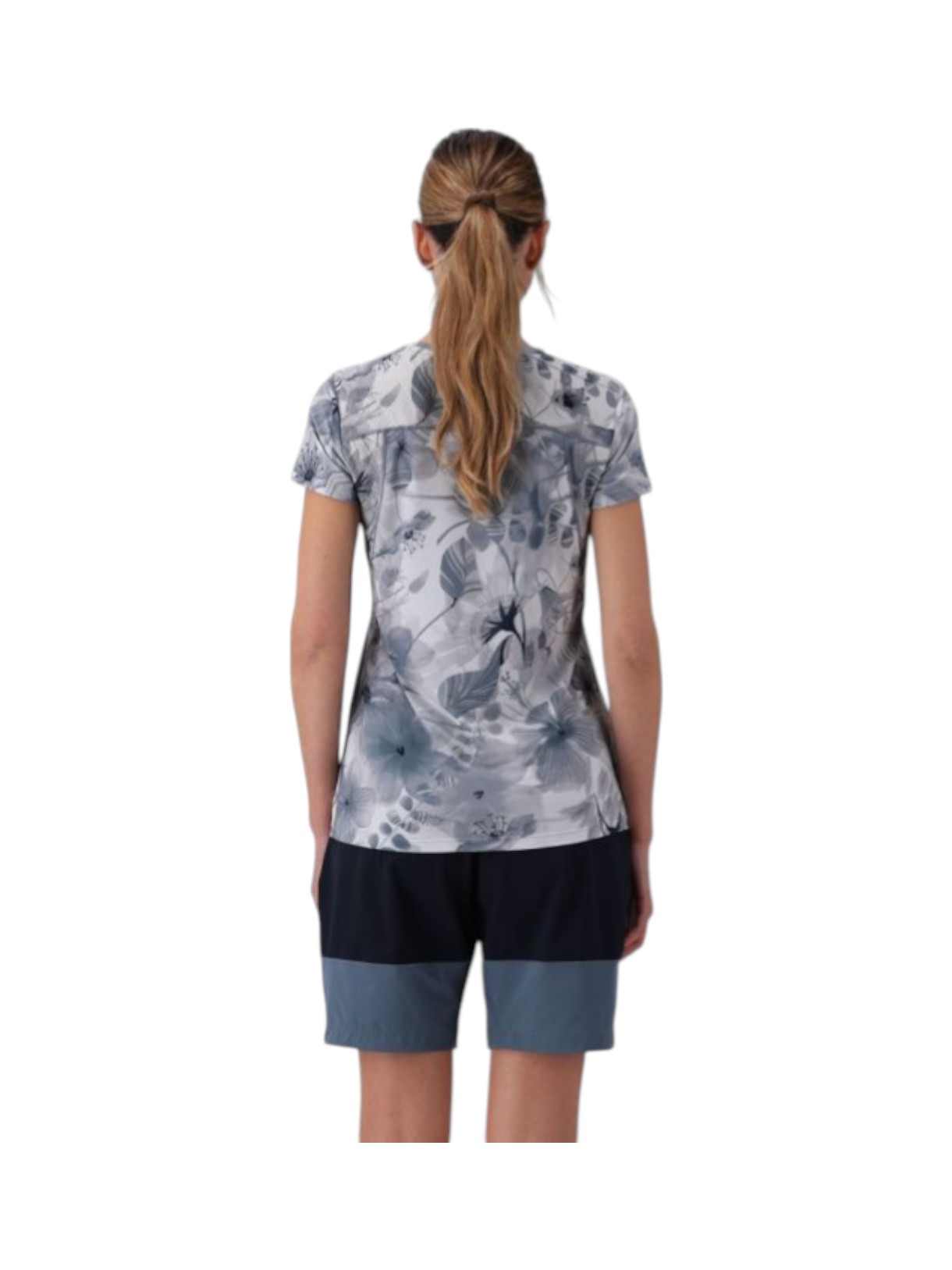 Damen Outdoor T-Shirt mit Blumenprint mit Dry Function 7
