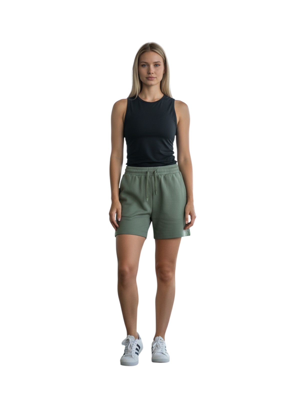 Damen Stretch Shorts im sportlichen Look 7