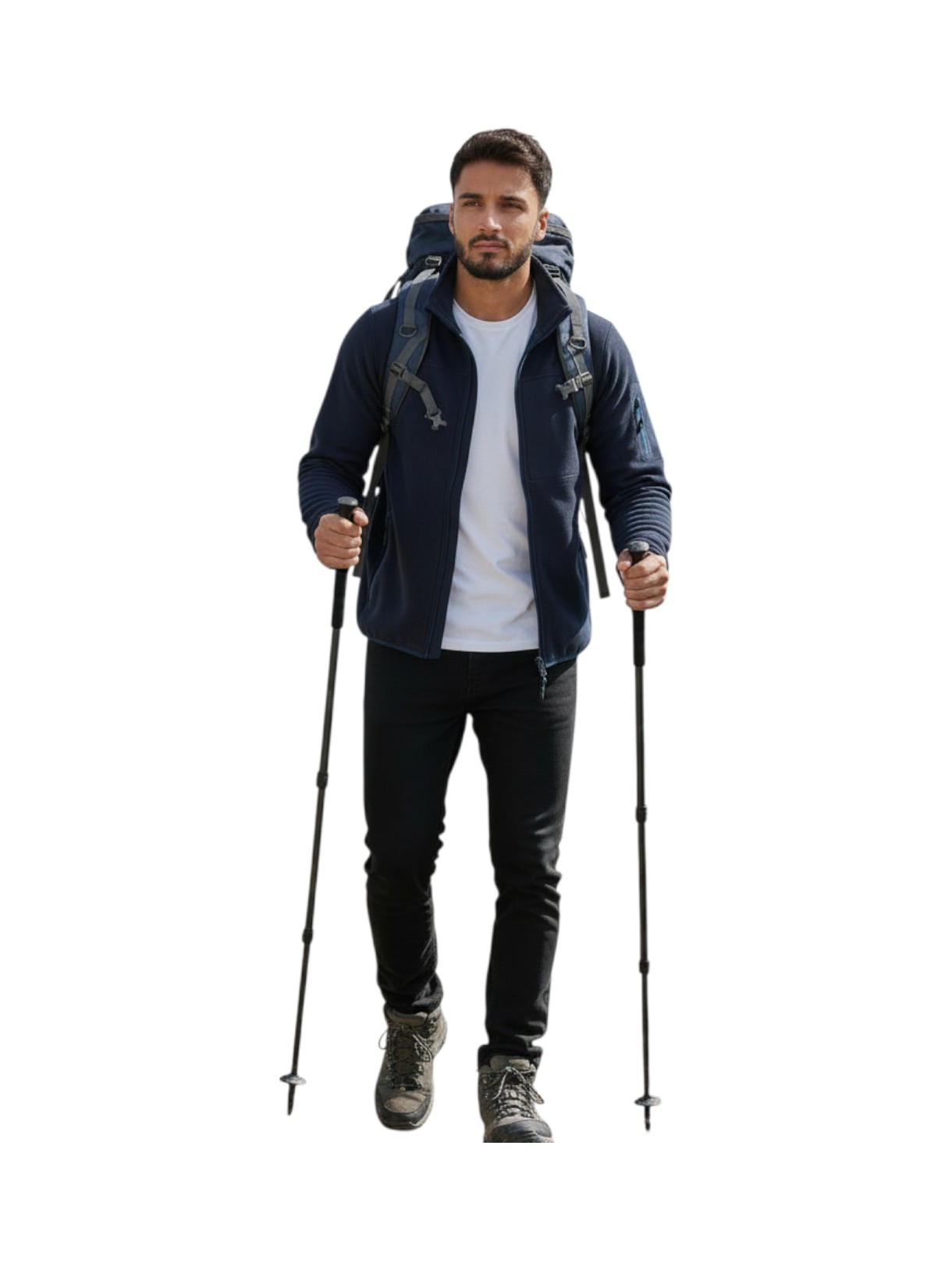 Herren Outdoor Knit-Tech Fleece Jacke 7