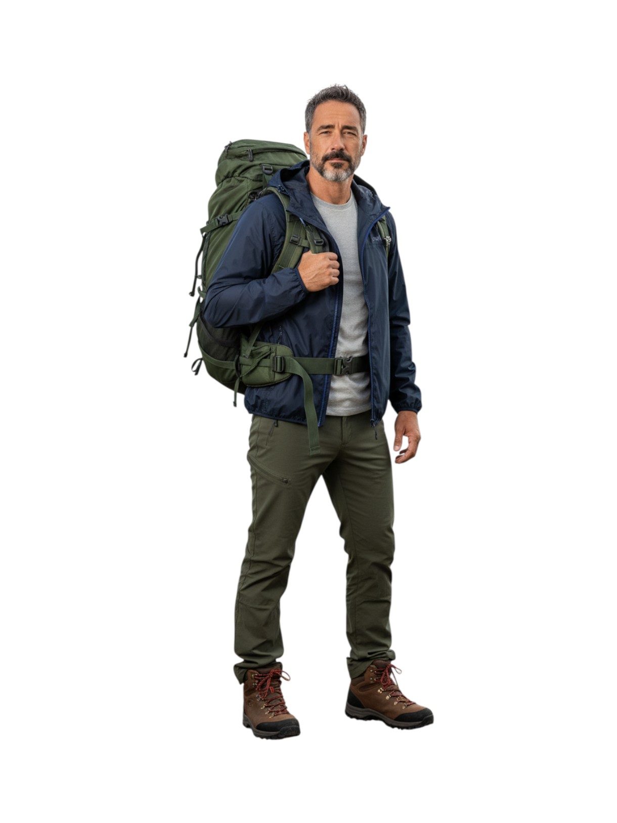 Herren Regenjacke Pack Pocket mit Kapuze 7