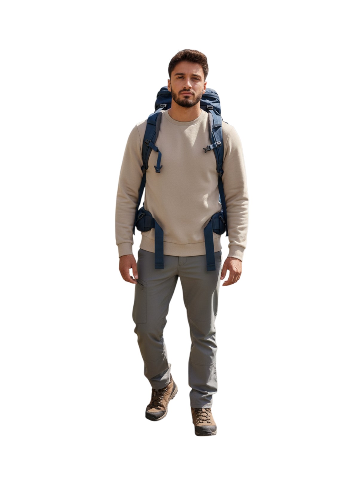 Herren Sweatshirt aus Baumwolle mit Stretch 7