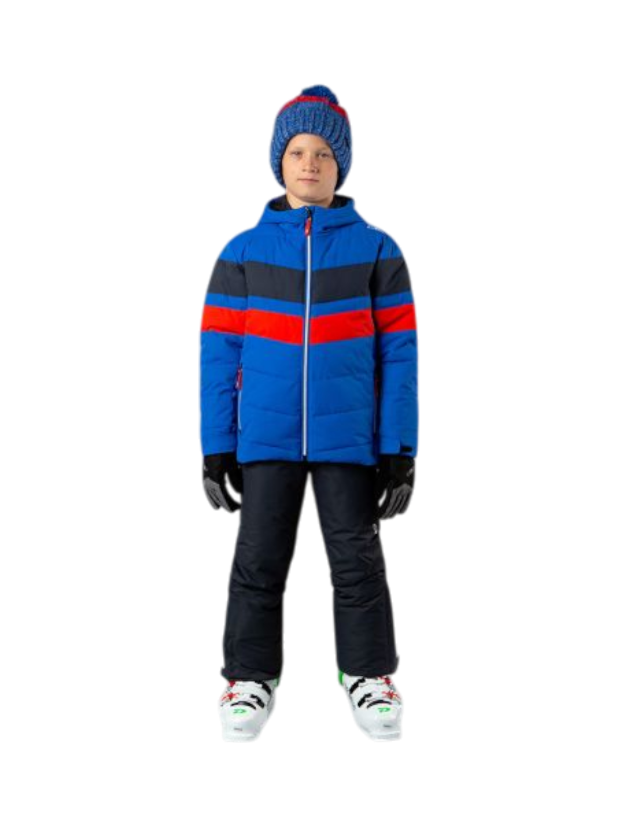 Kinder Skihose Clima Protect mit abnehmbaren Trägern blau 7