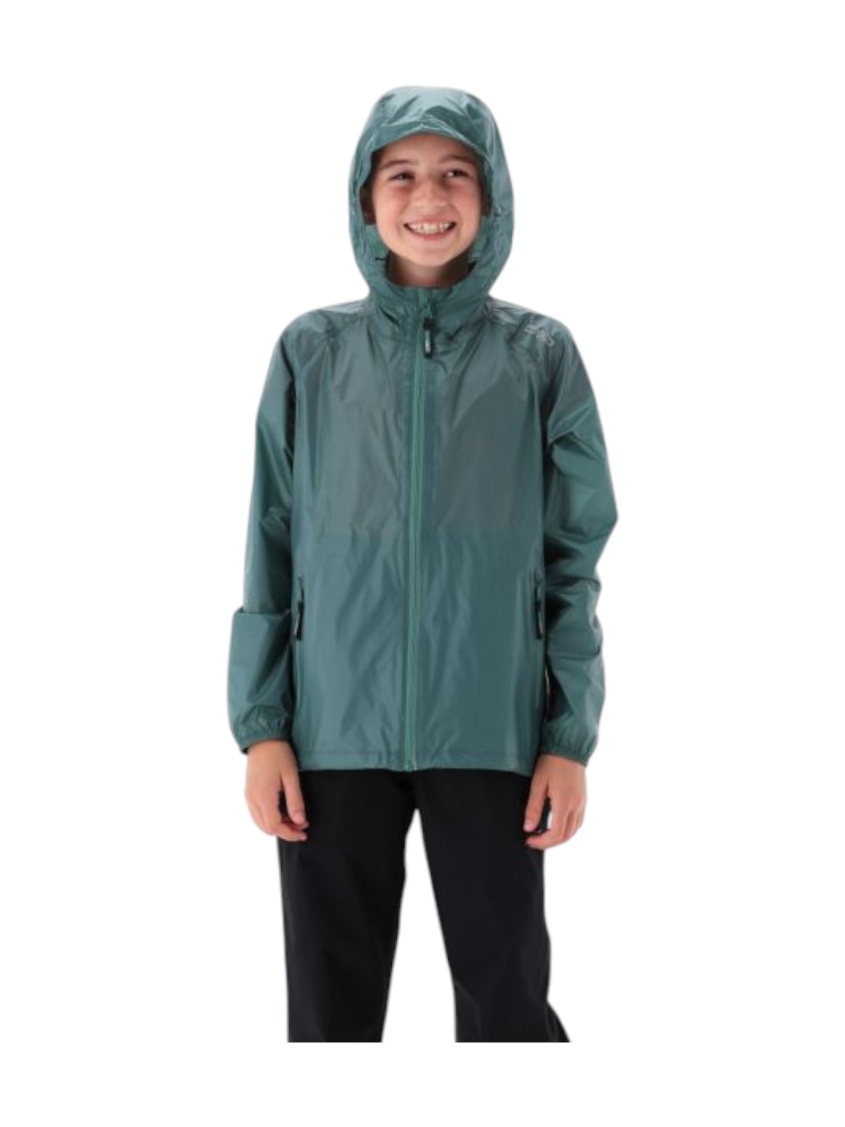 Mädchen Regenjacke Pack Pocket mit Kapuze 7