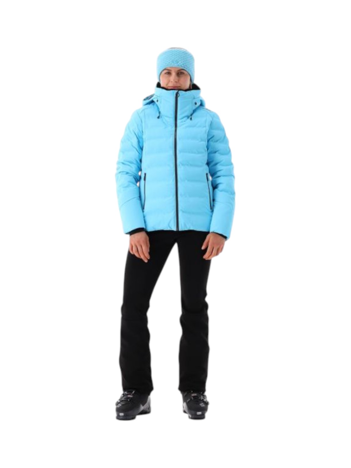 wattierte Damen Skijacke mit Clima Protect und Kapuze 7