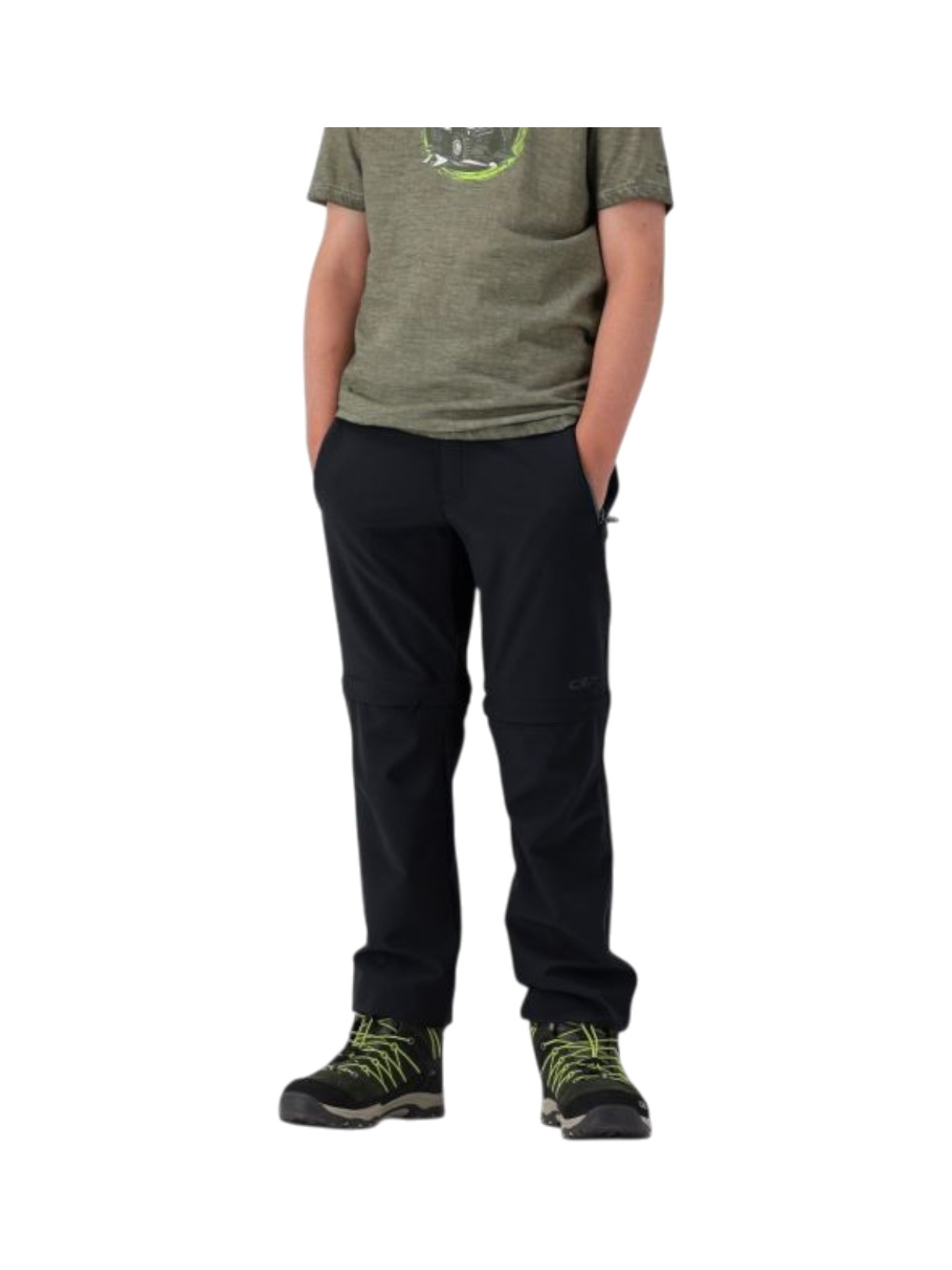 Zip Off Stretch Kinder Outdoor Hose mit Dry Function 7