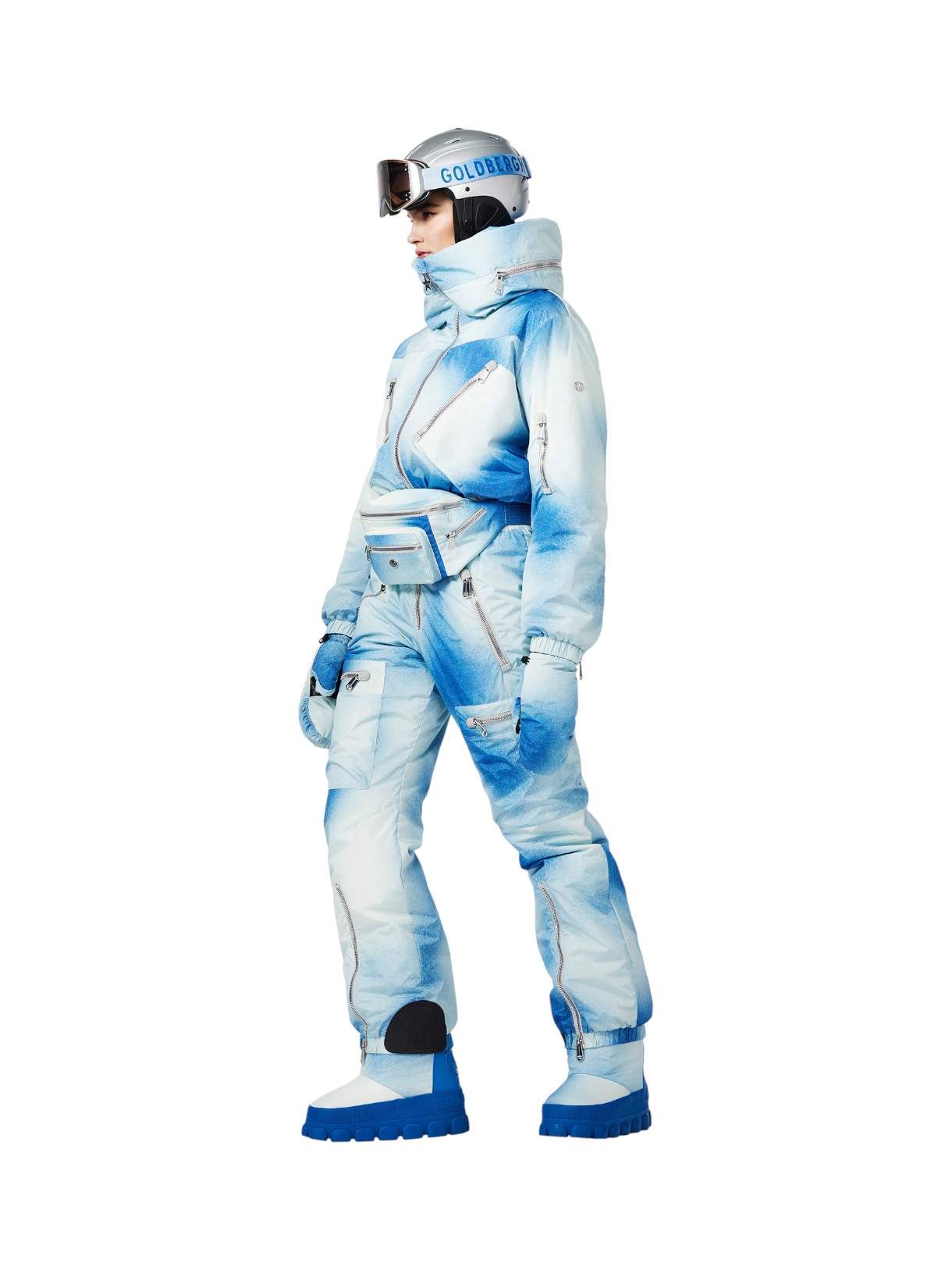 Ciel Bleu Damen Daunen Skijacke mit Kapuze 7