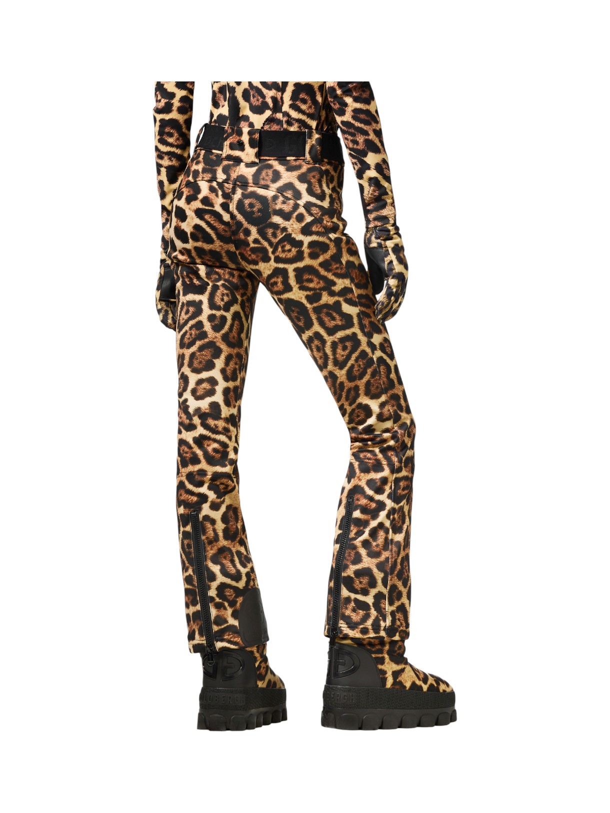 Minou Damen Softshell Skihose mit Allover Print 7