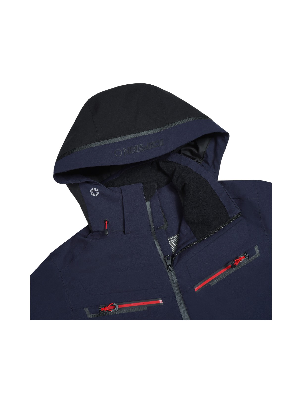 Farwell wattierte Herren Skijacke mit abnehmbarer Kapuze 7