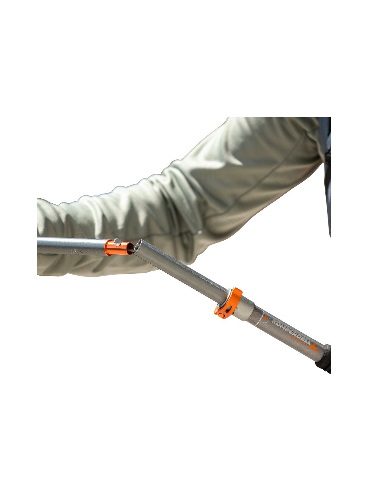 FX Lite Ti Vario Wanderstock 40 cm Packmaß Länge 115-135 cm verstellbar 7