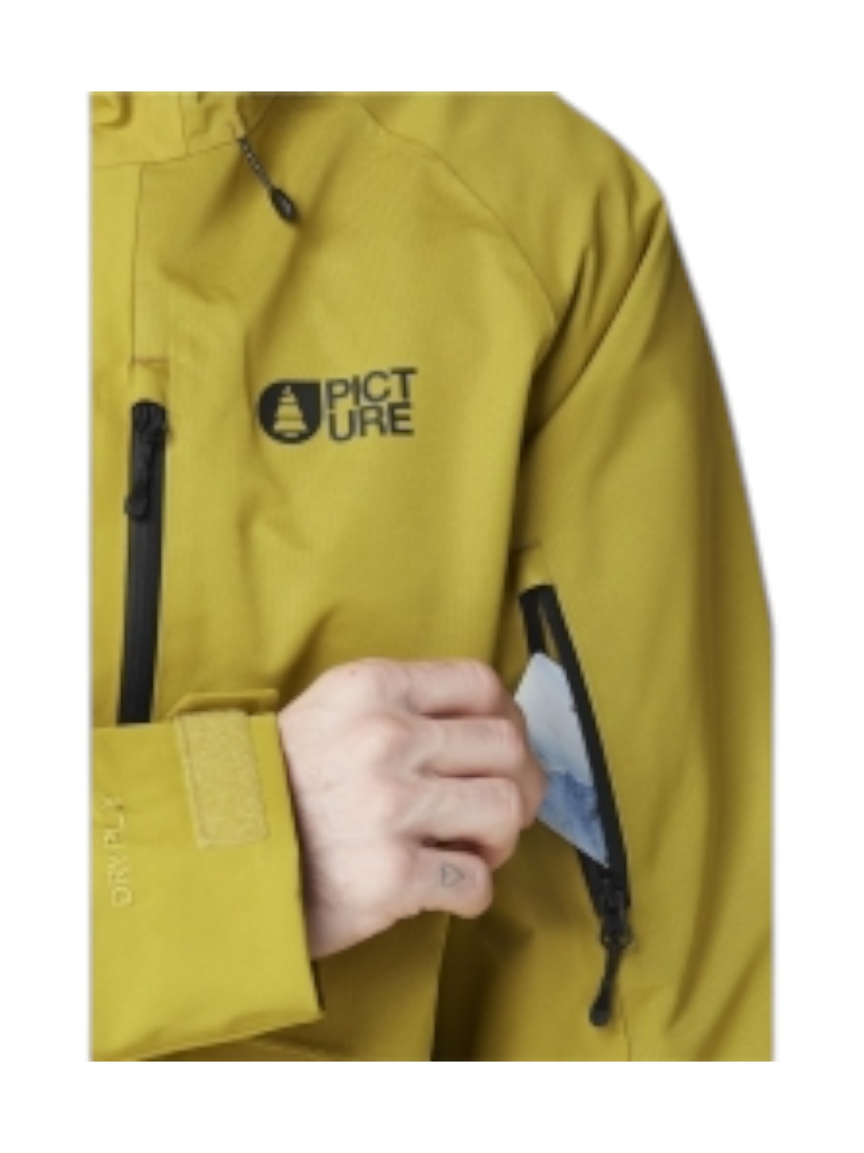 Goods isolierte 2-Lagen Herren Skijacke mit Kapuze 7