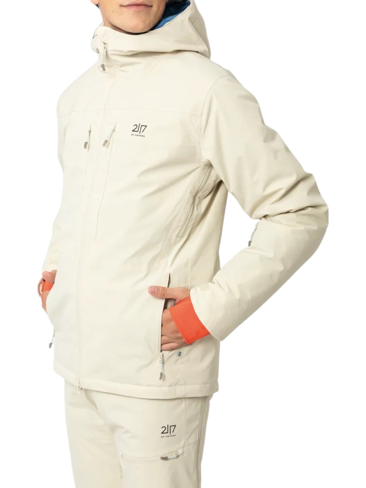 Nausta Herren Skijacke mit Kapuze 8