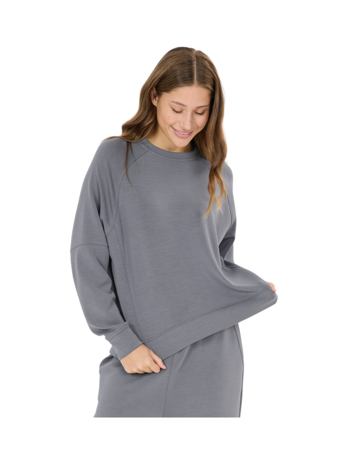 Jacey Crew Neck Damen Fitness Sweater 8