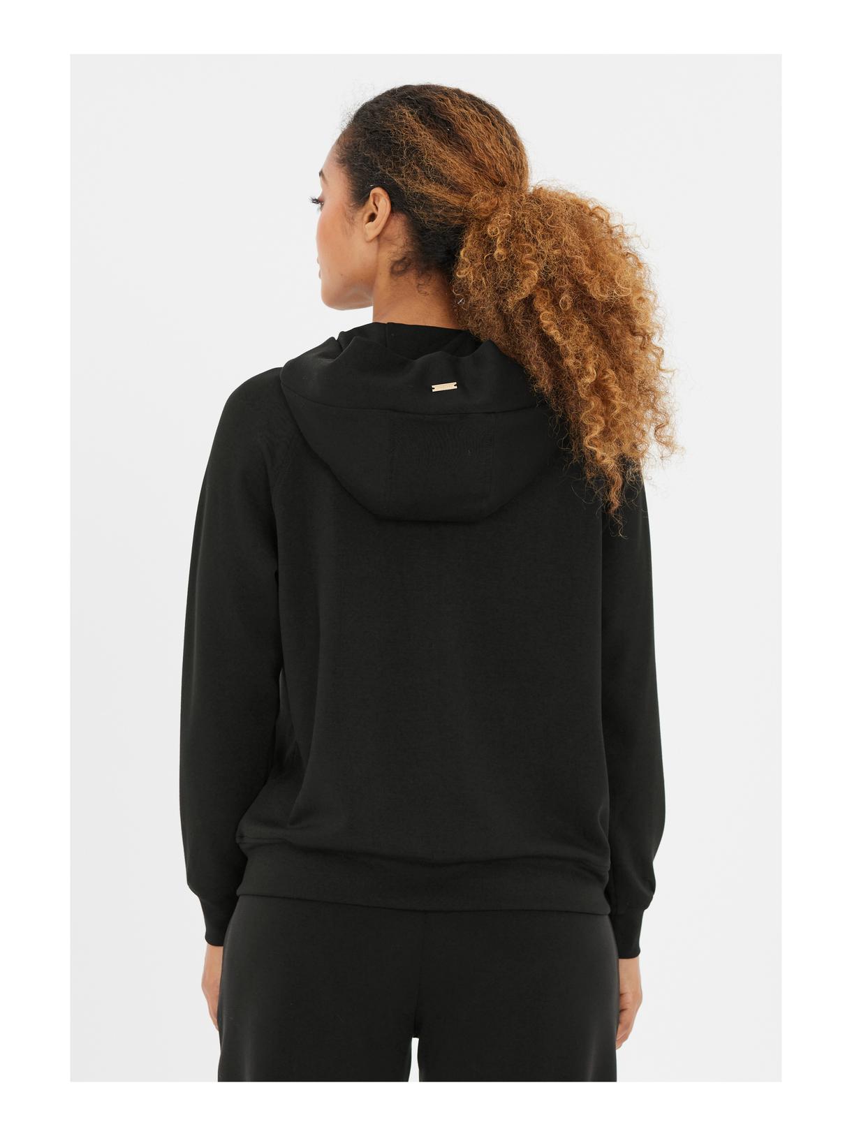 Jacey Damen Full Zip Sweat Jacke mit Kapuze 8