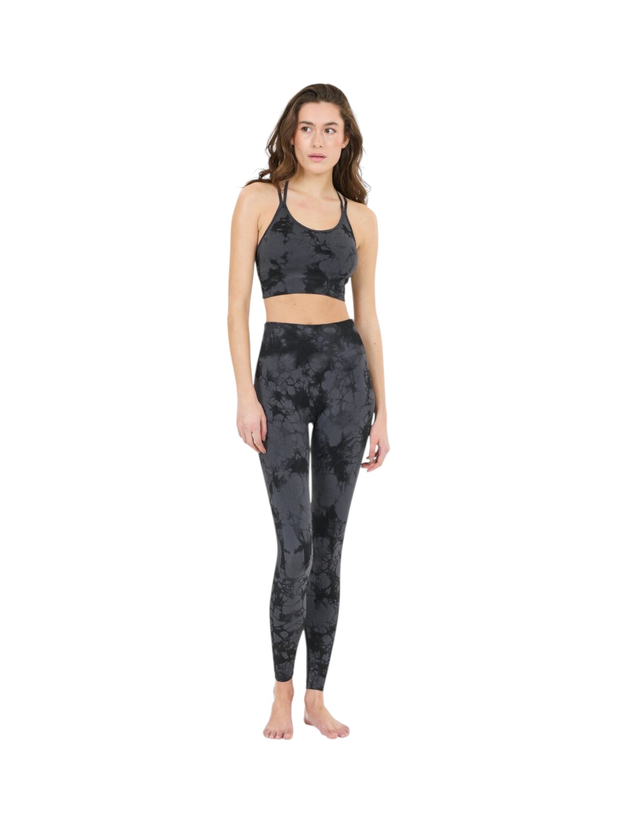 Theresa Tie Dye Seamless Tights Damen Fitness Leggings 8