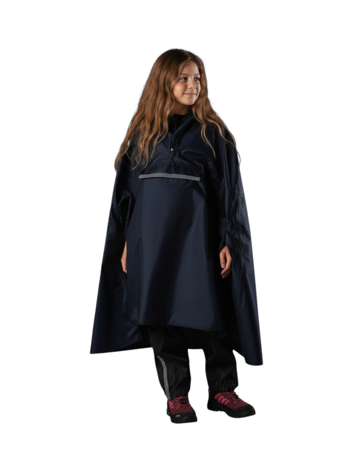 Cape Kinder Regen Poncho mit Kapuze 8
