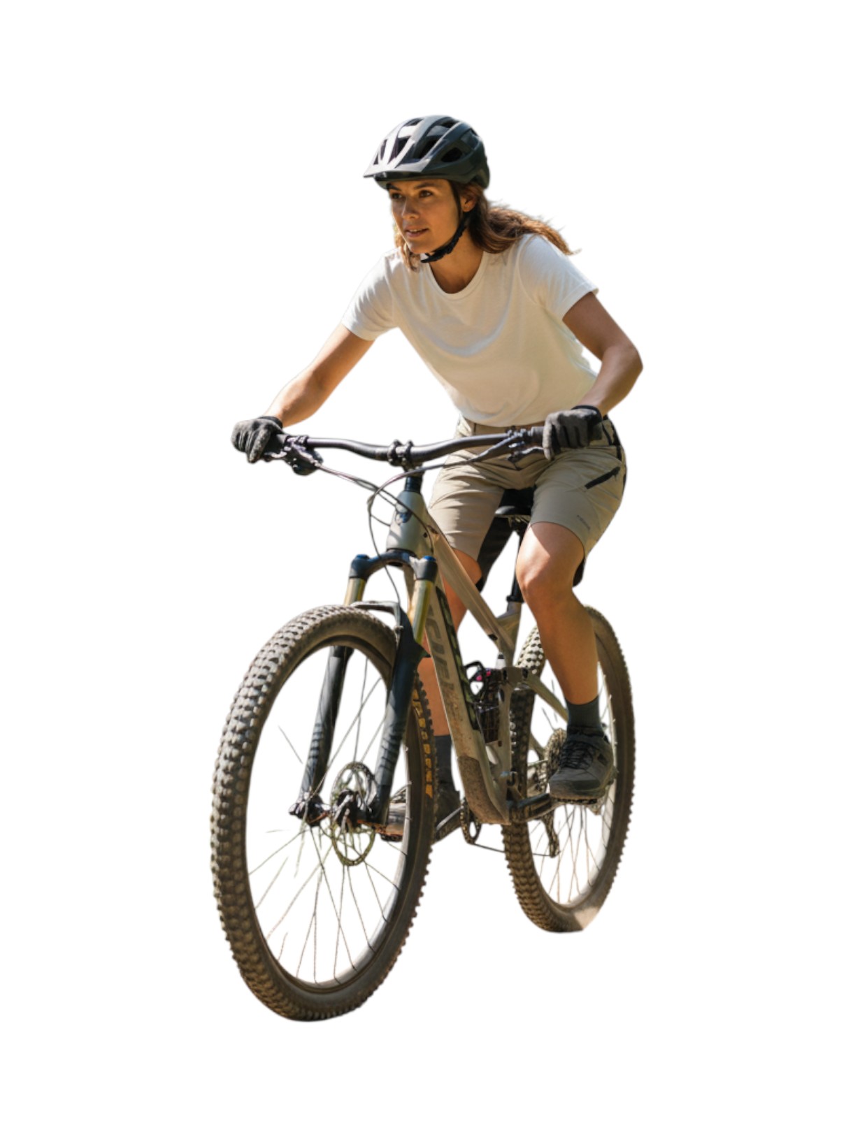 Damen Freebike Bermuda Shorts mit Innenhose und Sitzpolster 8