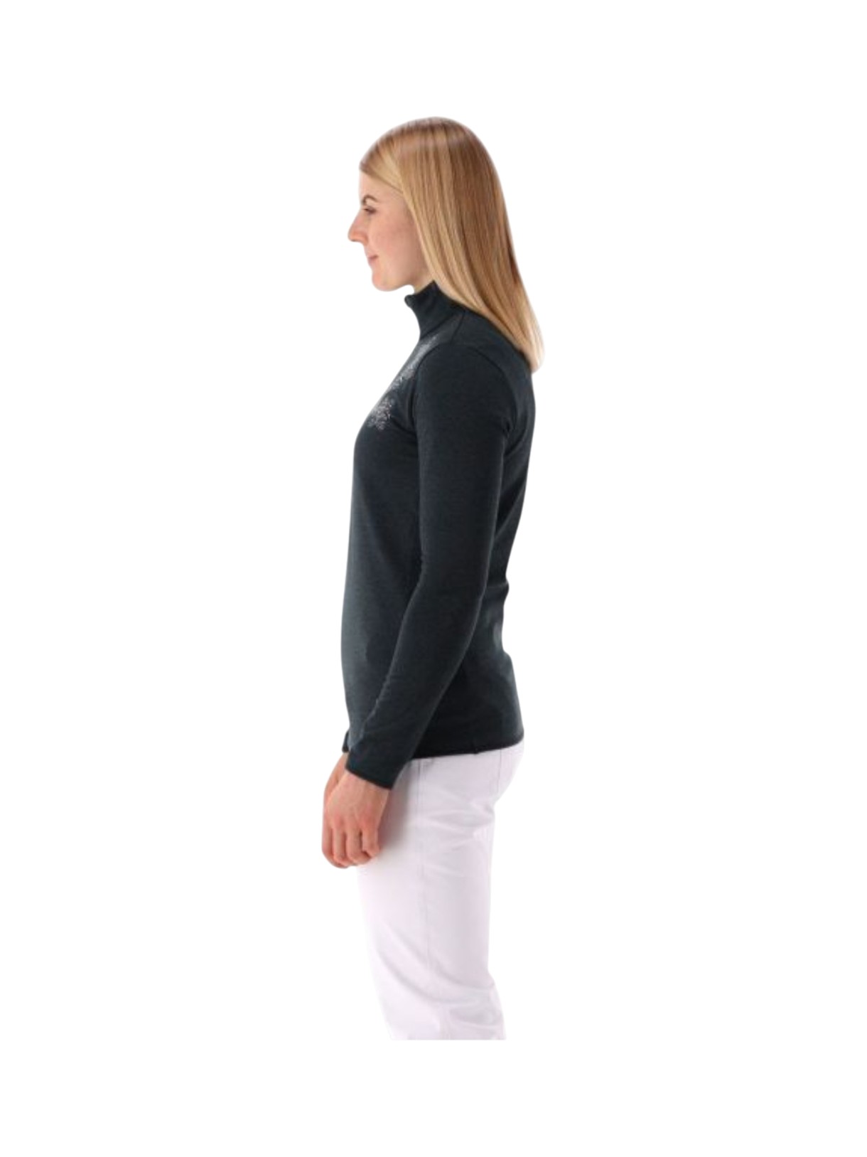 Damen Softech Skipulli schwarz 8