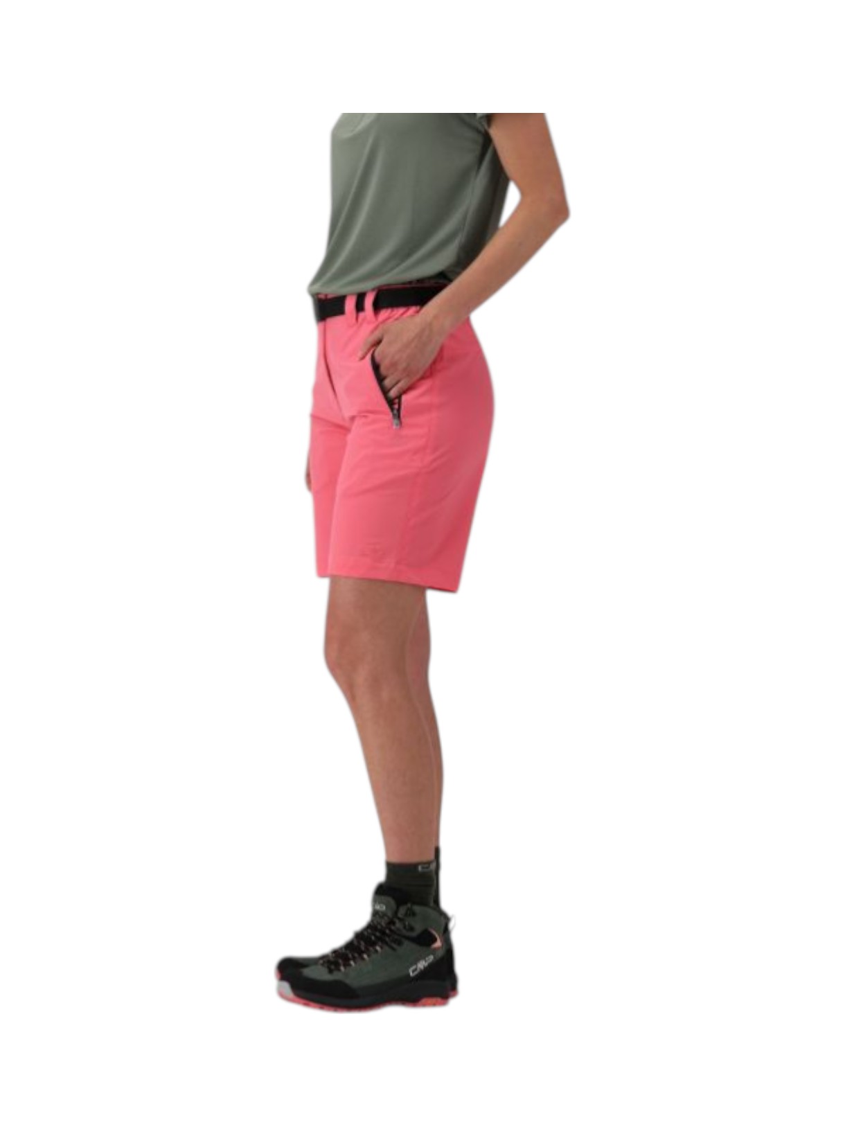 Damen Trekking Bermuda Shorts mit Gürtel und Dry Function 8