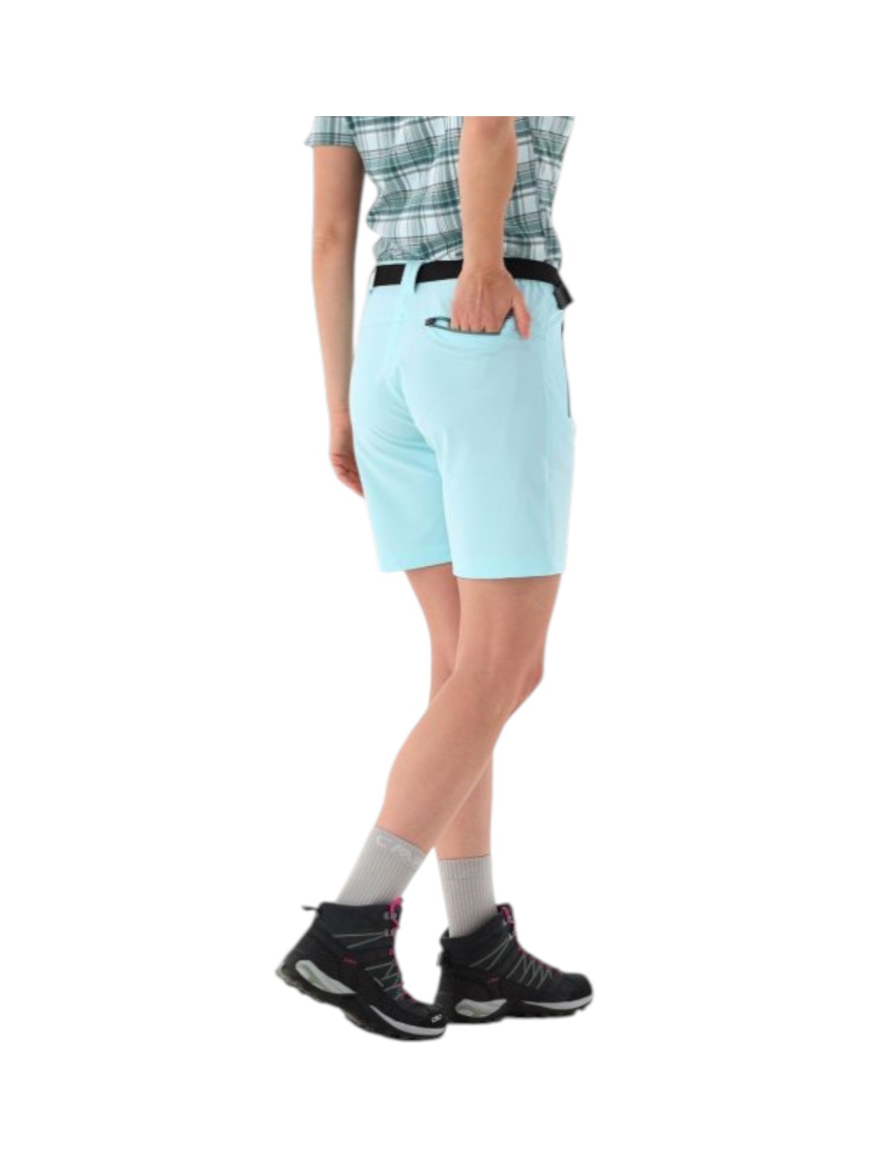 Damen Trekking Bermuda Shorts mit Gürtel und Dry Function 8