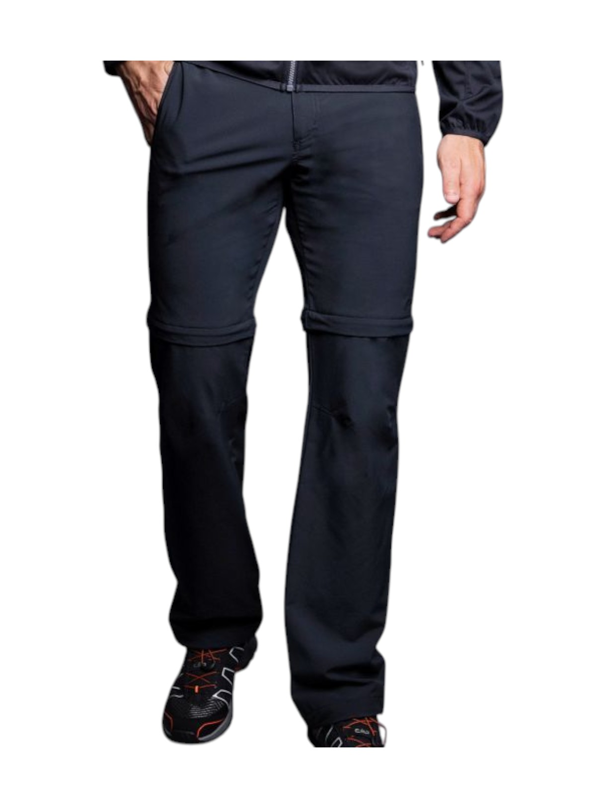 Herren Zip Off Trekking Hose aus 4-Wege-Stretch mit Dry-Function 8