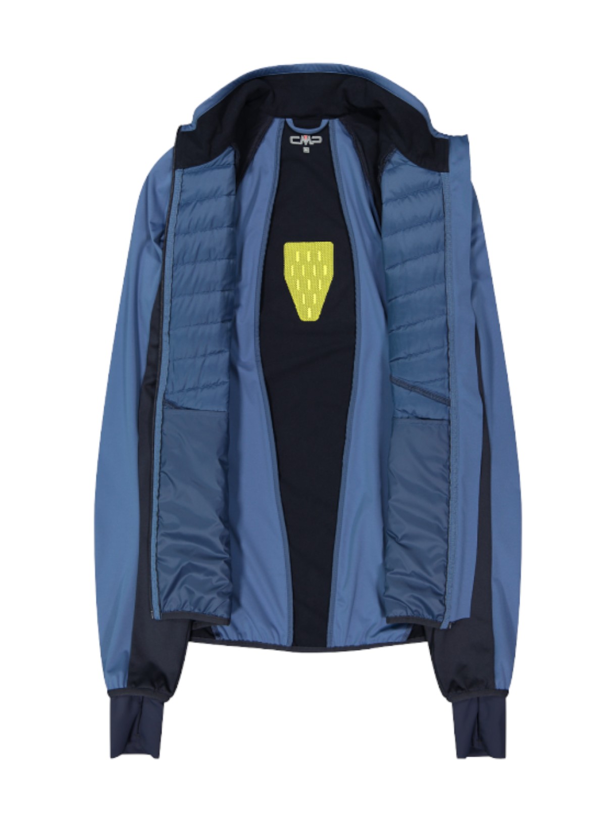 Hybrid Herrenjacke mit abnehmbaren Ärmeln blau 8