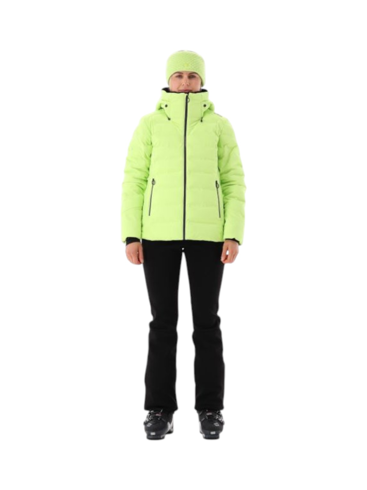 wattierte Damen Skijacke mit Clima Protect und Kapuze 8