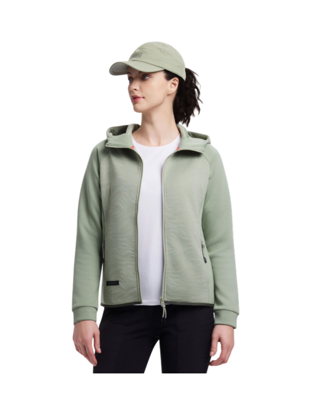 Amberg Damen Outdoor Midlayer Jacke mit Kapuze 8