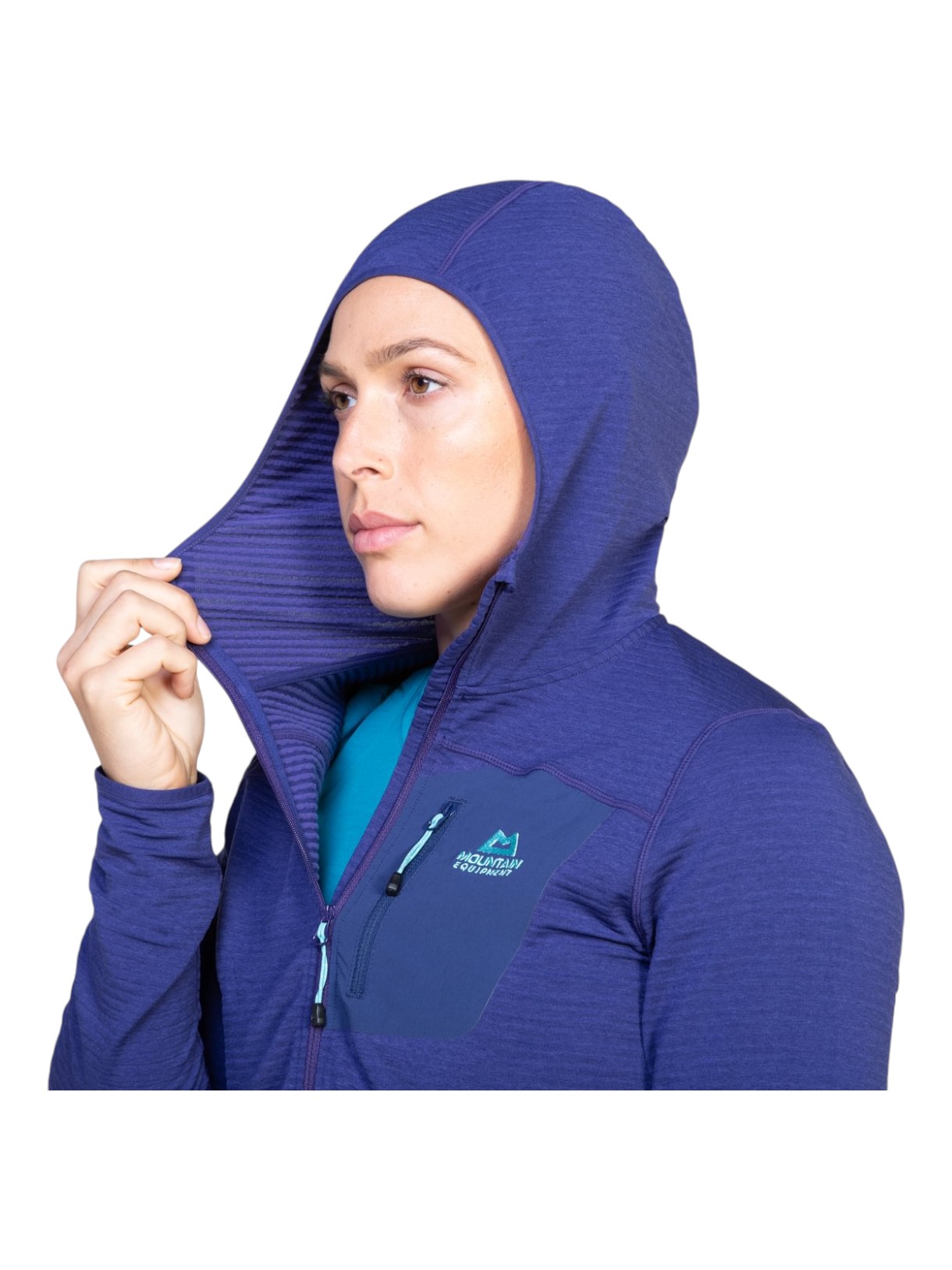 Lumiko Damen Fleece Jacke mit Kapuze 8