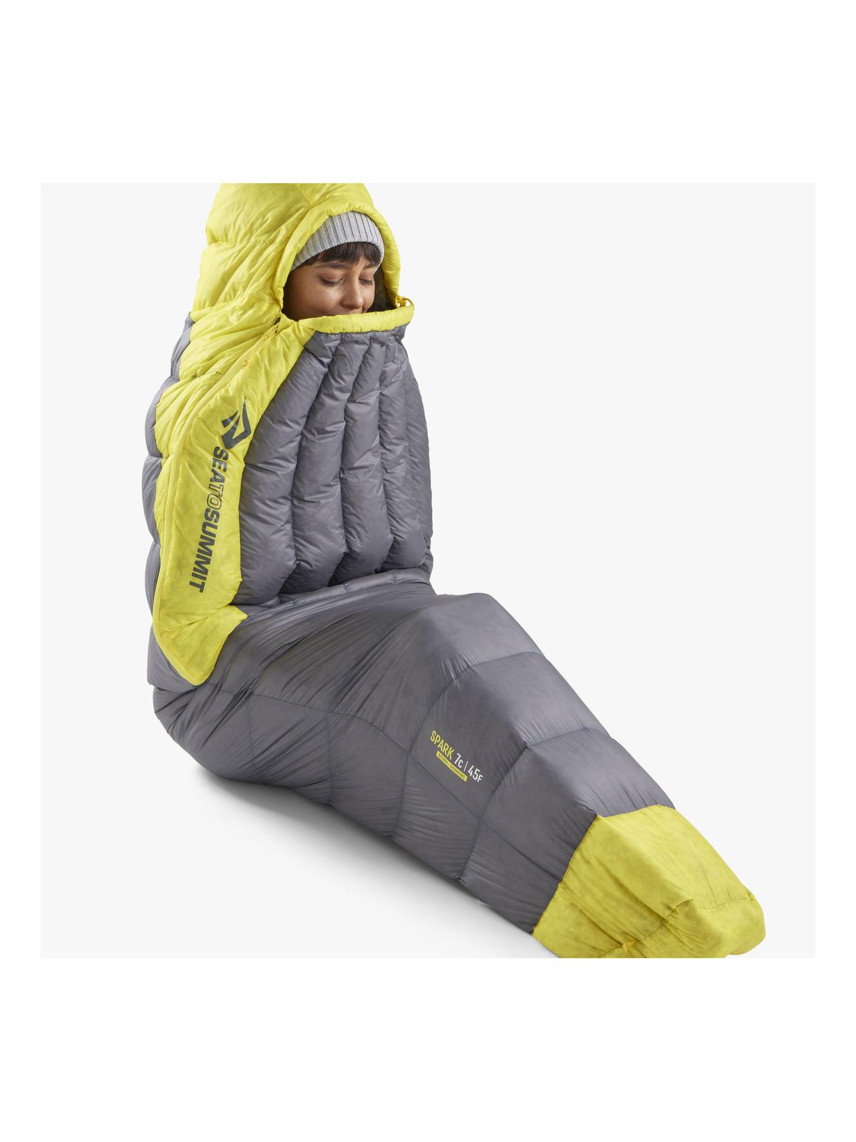 Spark Damen Daunen Schlafsack regulär 8