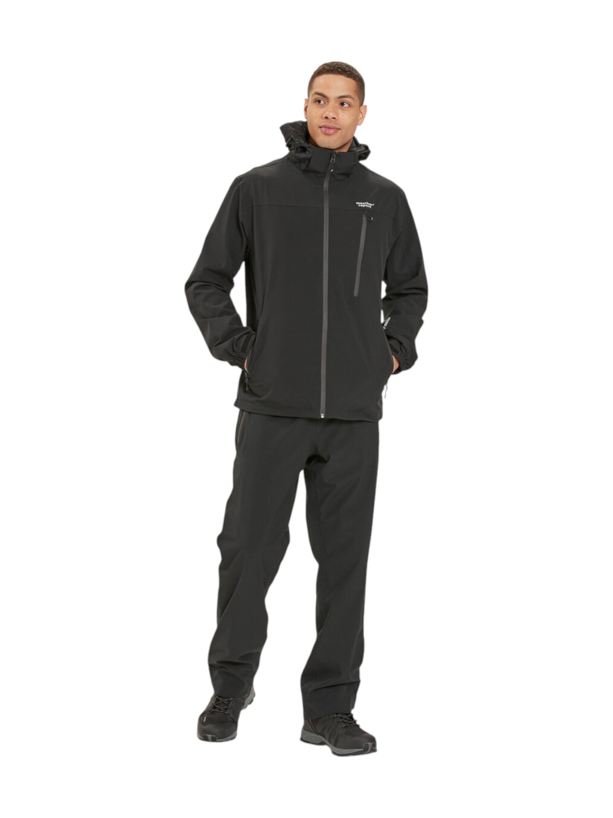 Delton Herren Regenjacke mit Kapuze 8