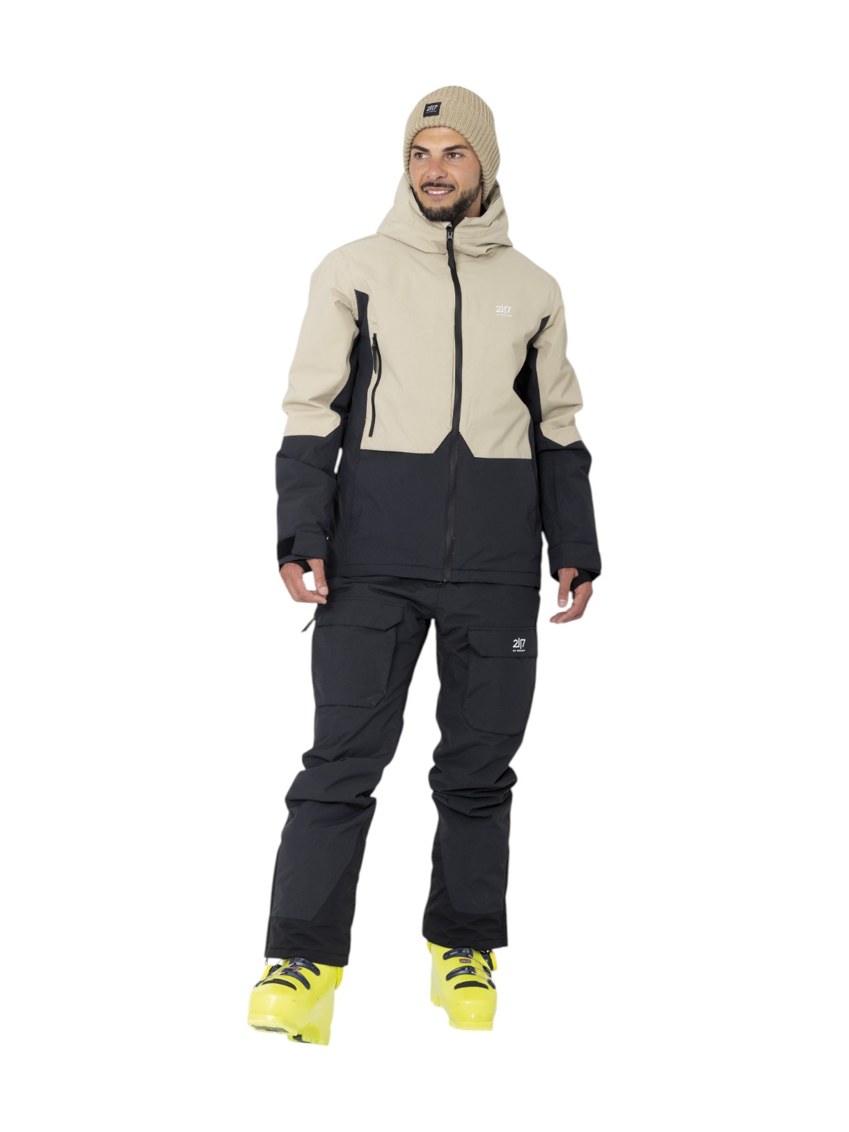 Soppero Herren Skijacke mit Kapuze 9