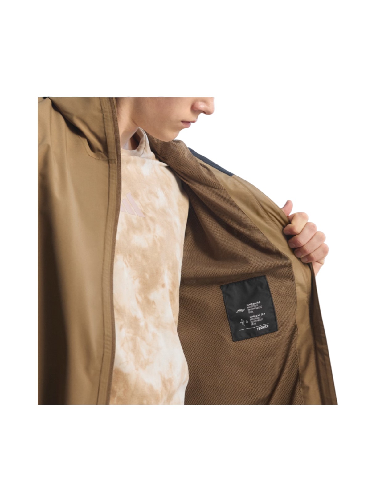 Terrex Multi 2L Rain Herren Climaproof Regenjacke mit Kapuze 9