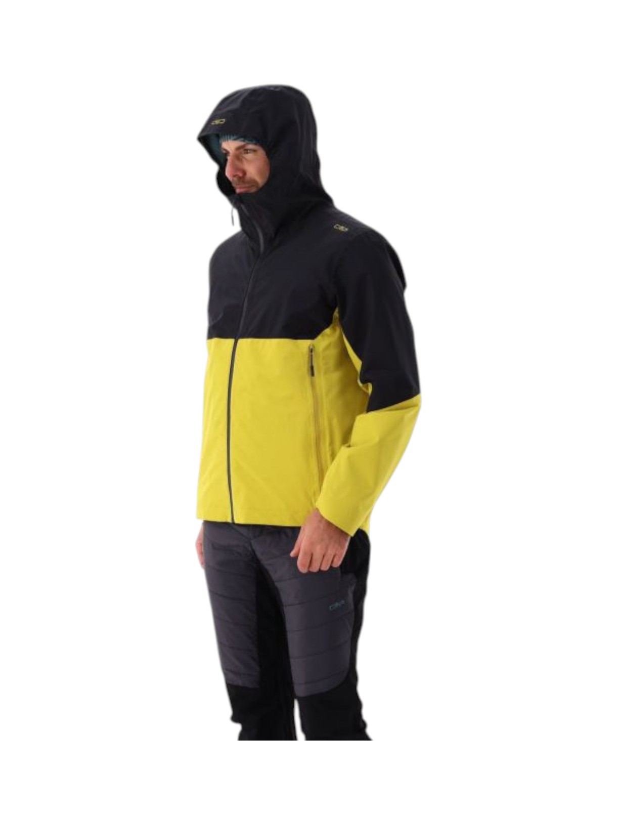 Herren Unlimited Hardshell Jacke Clima-Protect mit Kapuze gelb 9