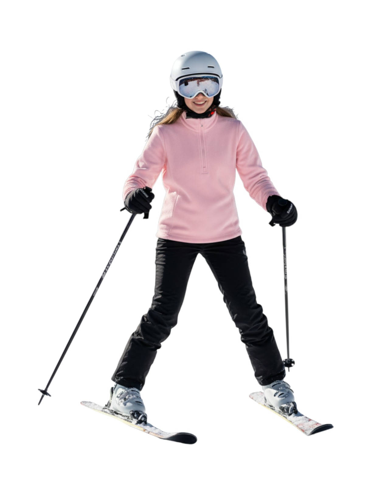 Mädchen Artic Fleece Skipulli mit Stehkragen 9