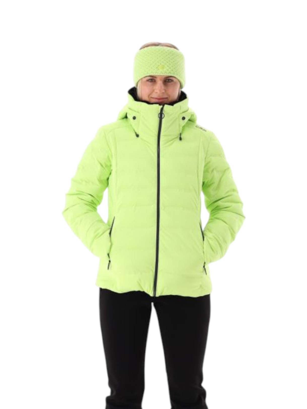 wattierte Damen Skijacke mit Clima Protect und Kapuze 9