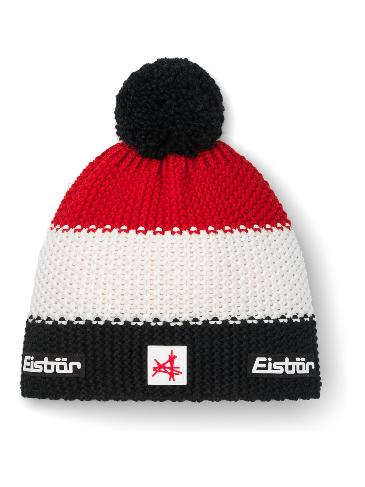 Berretto Star Ski Austria unisex invernale in pile con pompon