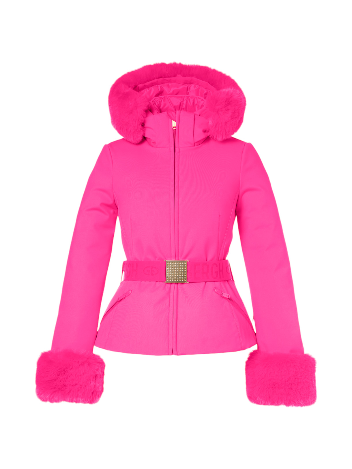 Decathlon Lange Skijacke Skijacke Damen Warm Mittlere Länge 100